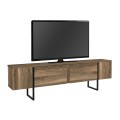 Orontes Megapap melamine tv furniture in walnut color 180x29.6x50cm.
