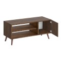 Parma Megapap melamine tv furniture in walnut color 90x30x40cm.