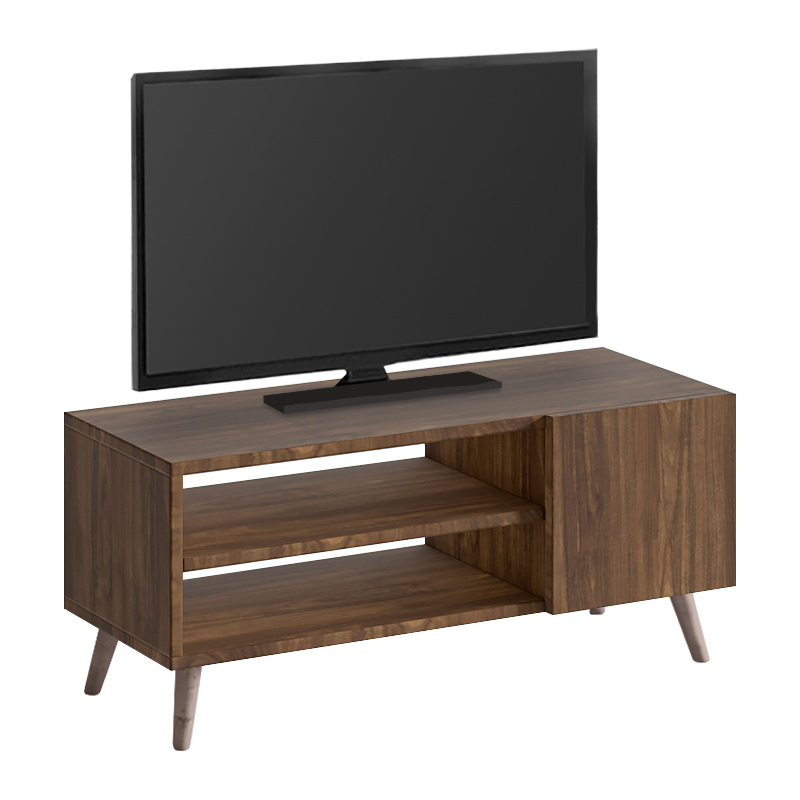 Parma Megapap melamine tv furniture in walnut color 90x30x40cm.