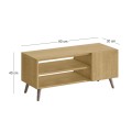 Parma Megapap melamine tv furniture in sapphire oak color 90x30x40cm.