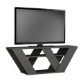 Pipralla Megapap melamine TV stand in anthracite color 110x30x40cm.