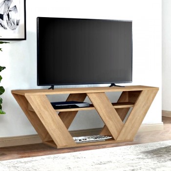 Έπιπλο τηλεόρασης Pipralla Megapap χρώμα φυσικό οξιάς 110x30x40εκ. Έπιπλο τηλεόρασης Pipralla Megapap χρώμα φυσικό οξιάς 110x30x40εκ.