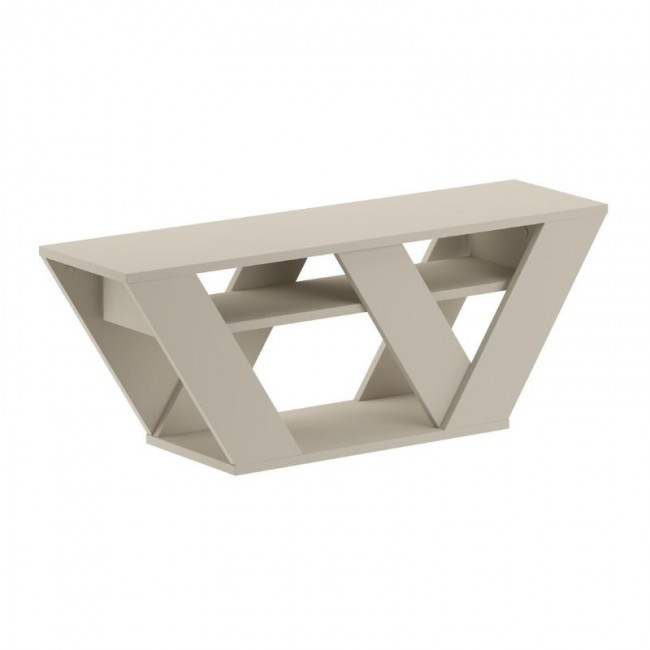 Έπιπλο τηλεόρασης Pipralla Megapap χρώμα sandstone 110x30x40εκ.