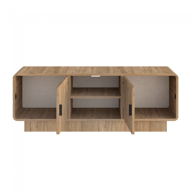 Έπιπλο τηλεόρασης Rovel Megapap χρώμα sepet oak 140,3x39x50εκ.