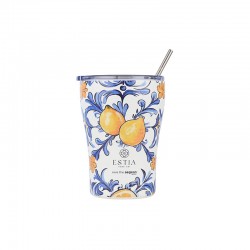ESTIA ΘΕΡΜΟΣ COFFEE MUG SAVE THE AEGEAN 350ml AMALFI COAST