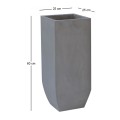 FLOWER POT-1  Cement Grey 25x25x60cm