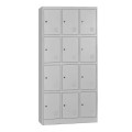12-LOCKER Metal 90x40x185 Grey