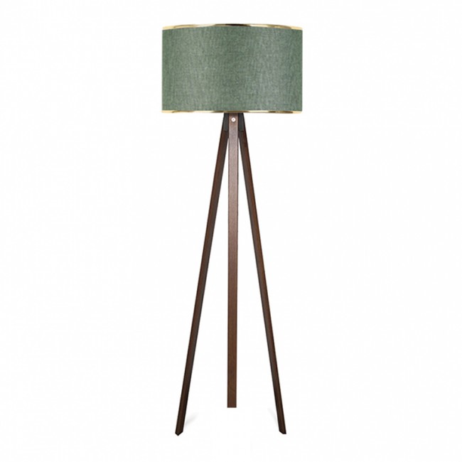 Φωτιστικό δαπέδου Rosling Megapap Mdf/ύφασμα Pvc χρώμα καρυδί/κυπαρισσί 38x21x140εκ. Φωτιστικό δαπέδου Rosling Megapap Mdf/ύφασμα Pvc χρώμα καρυδί/κυπαρισσί 38x21x140εκ.