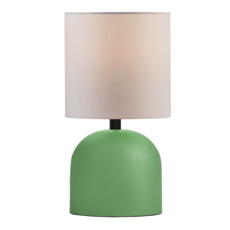 Nehora Megapap E14 metal - fabric pvc in green color Ø15x30cm.