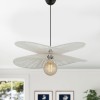 Dafodil Megapap E27 rope ceiling lamp in white color Ø48x55cm.