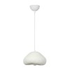 Lora Megapap E27 fiberglass ceiling lamp in white color 32x28x120cm.