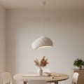 Φωτιστικό οροφής Loval Megapap E27 fiberglass μονόφωτο χρώμα λευκό 32x27x120εκ.