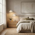 Luna Megapap E27 fiberglass ceiling lamp in white color Ø74x115cm.