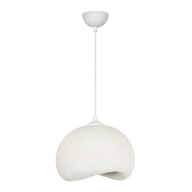 Yontu Megapap E27 fiberglass ceiling lamp in white color 34x29x120cm.