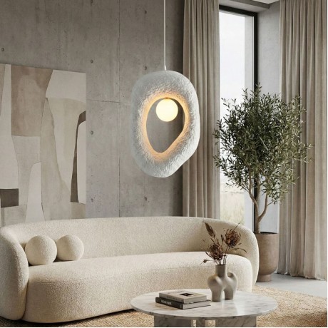 Φωτιστικό οροφής Zoga Megapap G9 fiberglass μονόφωτο χρώμα λευκό 30x12x90εκ.