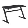 GAMING Desk 120x60cm MDF/Metal Black