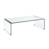 GLASSER Clear Coffee Table 120x60x40cm