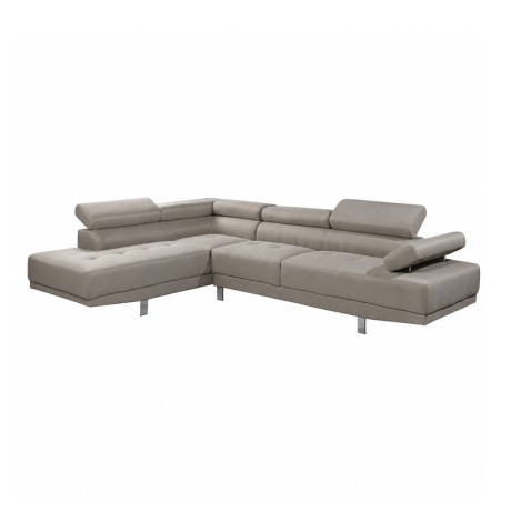 SECTOR Left Facing Corner Sofa Fabric Beige