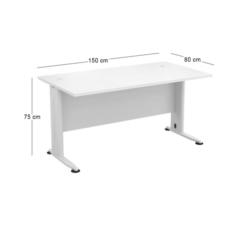 BASIC Desk 150x80cm White