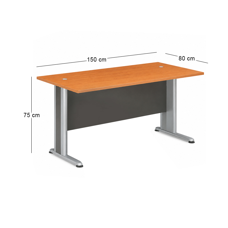 BASIC Desk 150x80cm DG/Cherry