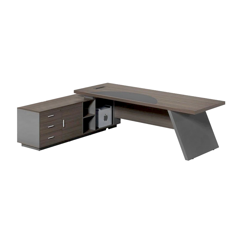MASTER Desk (LEFT) 180x180cm Grey Walnut