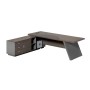 MASTER Desk (LEFT) 180x180cm Grey Walnut