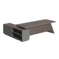MASTER Γραφείο Δεξιά Γωνία, Απόχρωση Grey Walnut 180x90x75/180x50x62cm