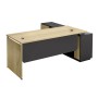PROJECT Desk (LEFT) 180x160x75cm Sonoma/Grey