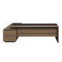 PROLINE Desk Right 200x180cm Wild Oak/Black