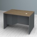 Venturo Megapap melamine working desk in anthracite - walnut color 120x80x75cm.