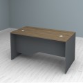 Venturo Megapap melamine working desk in anthracite - walnut color 150x80x75cm.