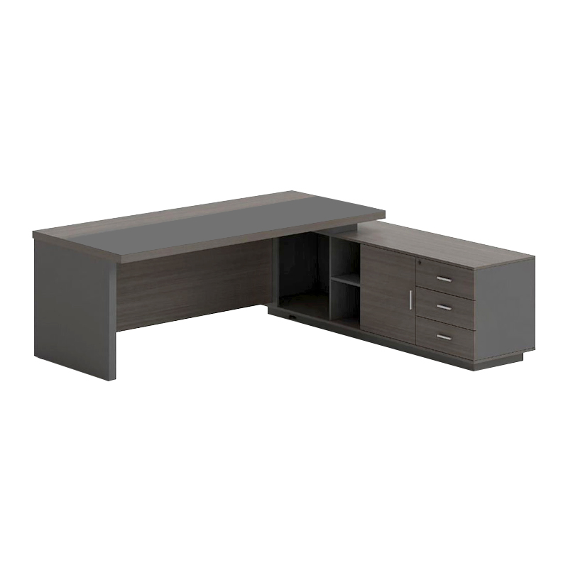 VIP Desk (RIGHT) 200x180cm Grey Walnut