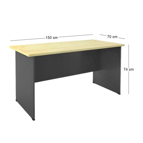 DESK-A DG/Beech 150x70x74