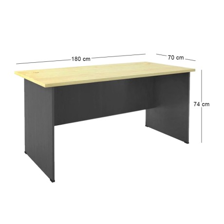 Desk-A DG/Beech 180x70x74