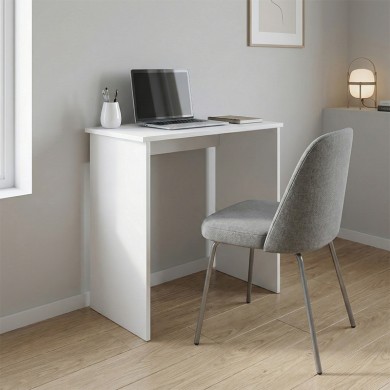 Biro Megapap melamine office desk in white color 70x40x75cm.