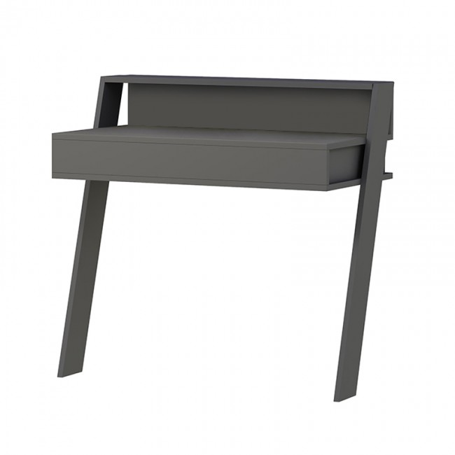 Γραφείο εργασίας Cowork Megapap χρώμα ανθρακί 94x50x91εκ.