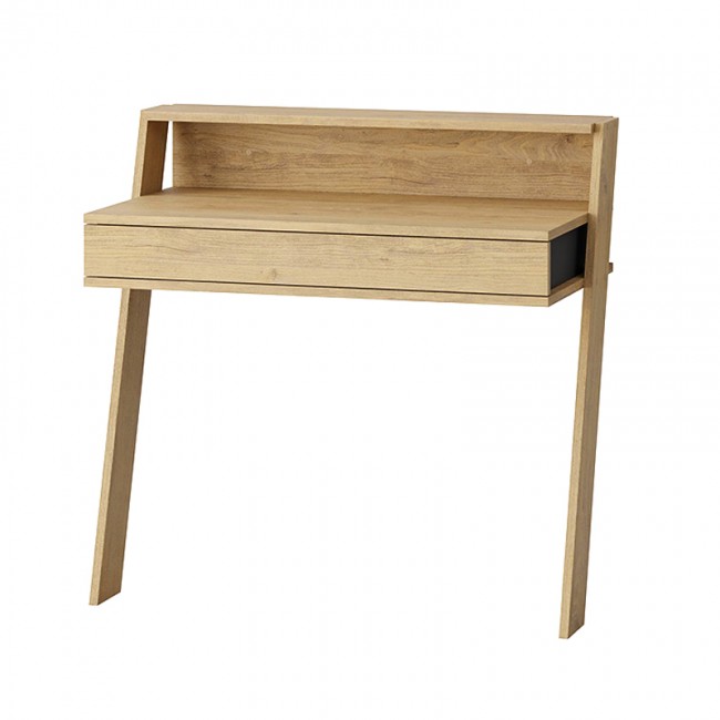 Γραφείο εργασίας Cowork Megapap χρώμα φυσικό οξιάς 94x50x91εκ.