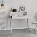 Cowork Megapap melamine desk in ancient white color 94x50x91cm.