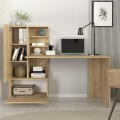 Domingo Megapap melamine desk in sapphire oak color 149,5x60x120cm.