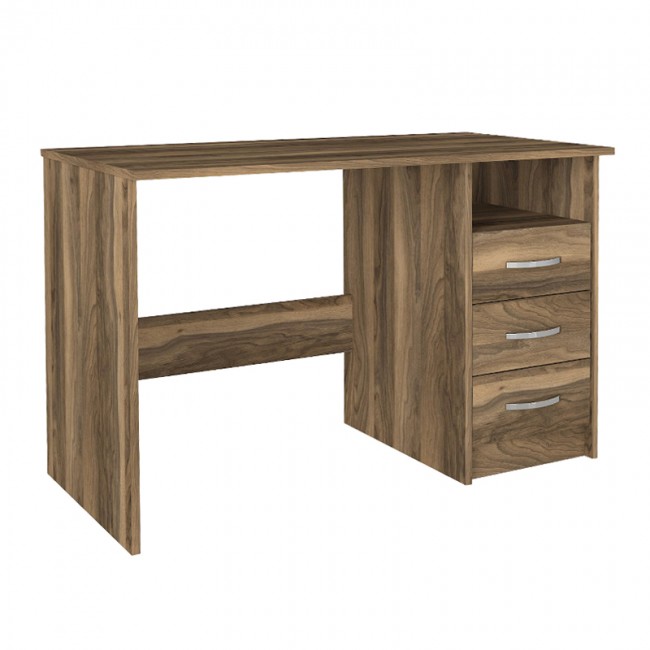 Γραφείο εργασίας Eldoris Megapap χρώμα καρυδί 120x60x75εκ. Γραφείο εργασίας Eldoris Megapap χρώμα καρυδί 120x60x75εκ.