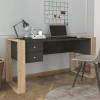 Γραφείο εργασίας Fernando Megapap χρώμα ανθρακί - sapphire oak 158,4x60x72,2εκ. Γραφείο εργασίας Fernando Megapap χρώμα ανθρακί - sapphire oak 158,4x60x72,2εκ.