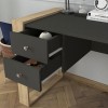 Γραφείο εργασίας Fernando Megapap χρώμα ανθρακί - sapphire oak 158,4x60x72,2εκ. Γραφείο εργασίας Fernando Megapap χρώμα ανθρακί - sapphire oak 158,4x60x72,2εκ.