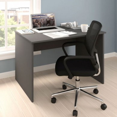 Kalen Megapap melamine office desk in anthracite color 90x60x74cm.