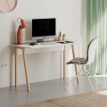 Luton Megapap melamine desk in retro grey/white color 120x60x75cm.