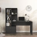 Mantra Megapap melamine office desk in anthracite color 155x60x152cm.