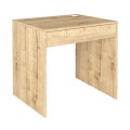 Mida Megapap melamine desk in sapphire oak color 72x60x73,8cm.