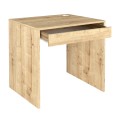 Mida Megapap melamine desk in sapphire oak color 72x60x73,8cm.