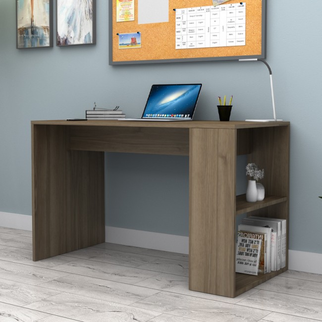 Γραφείο εργασίας Mikro Megapap χρώμα καρυδί 120x60x75εκ. Γραφείο εργασίας Mikro Megapap χρώμα καρυδί 120x60x75εκ.