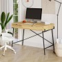 Naive Megapap melaminde working desk in sapphire oak color 113.4x60x77.5cm.