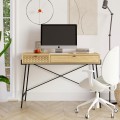 Naive Megapap melaminde working desk in sapphire oak color 113.4x60x77.5cm.